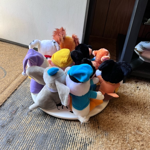 Set of 10 vintage Walt Disney plush figurines. - Picture 8 of 17